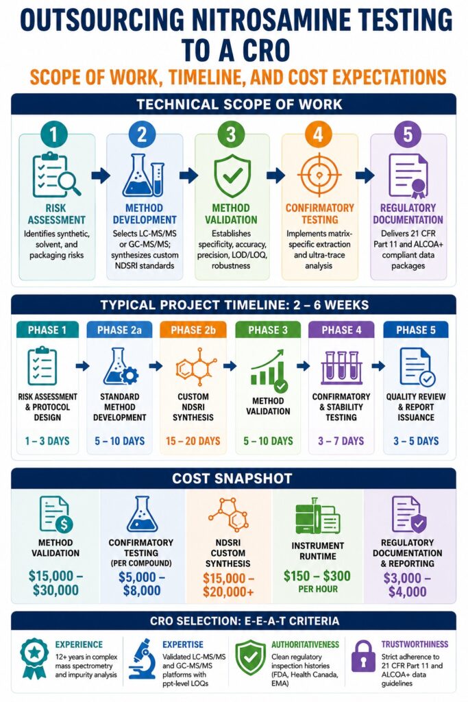 Outsourcing Nitrosamine Testing to a CRO