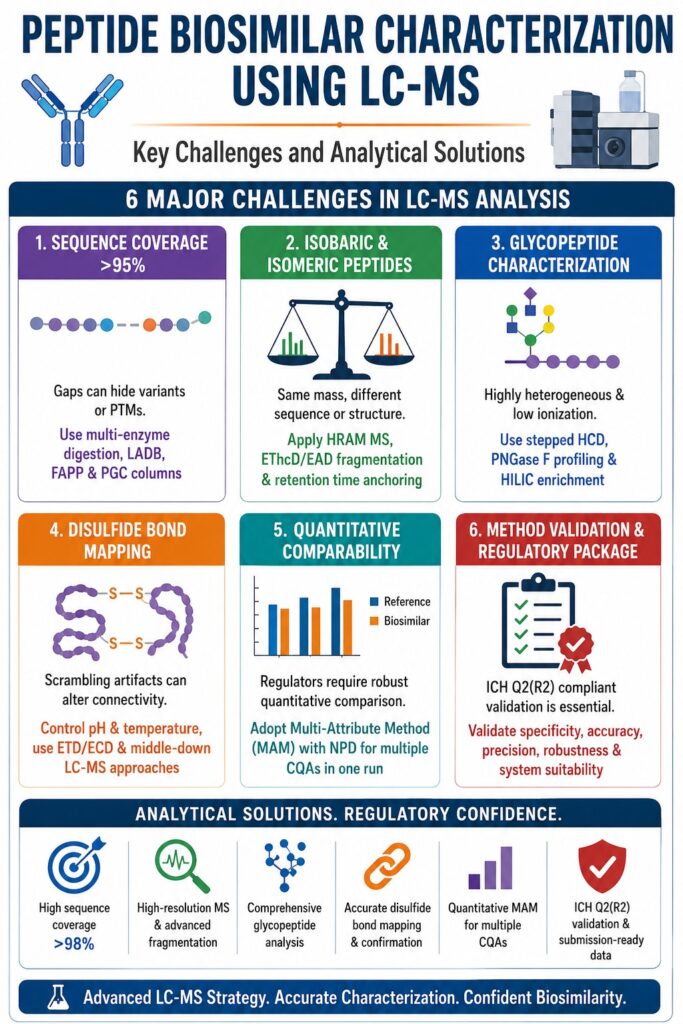 Peptide Biosimilar Characterization Using LC-MS
