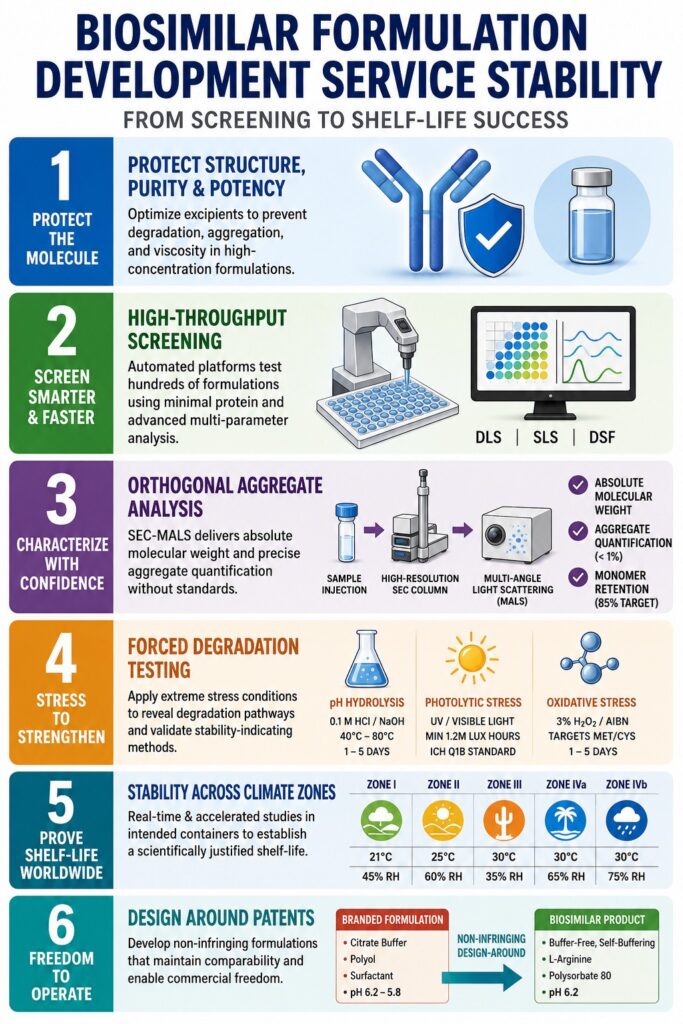 Biosimilar Formulation Development Service Stability