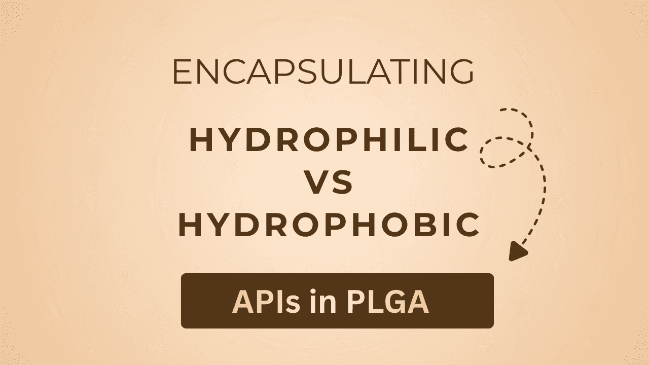 Encapsulating Hydrophilic vs Hydrophobic APIs in PLGA