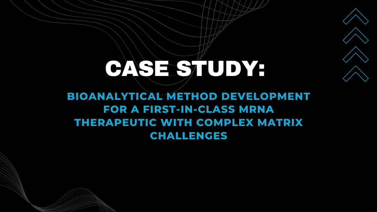 Case Study: Bioanalytical Method Development for a First-in-Class mRNA Therapeutic with Complex Matrix Challenges