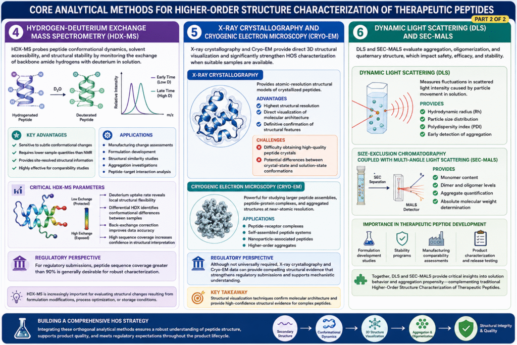 Core Analytical Methods for HOS Characterization of Therapeutic Peptides