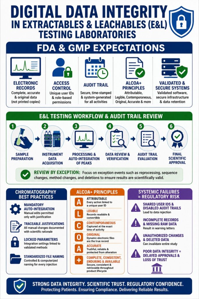 Data Integrity in Extractables and Leachables Testing