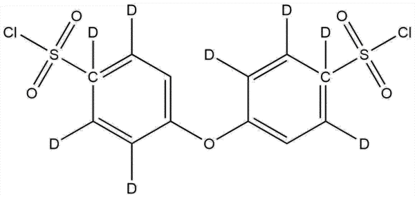 Deuterated Diphenyl-d8 ether 4,4′-disulfonyl chloride Deuterated Diphenyl-d8 ether 4,4'-disulfonyl chloride