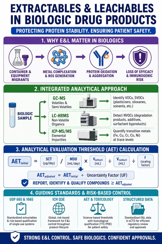Extractables and Leachables in Biologic