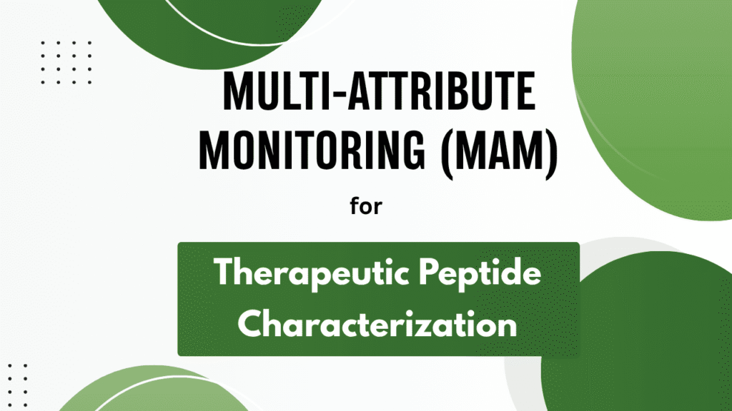Multi-Attribute Monitoring (MAM) for Peptide Characterization