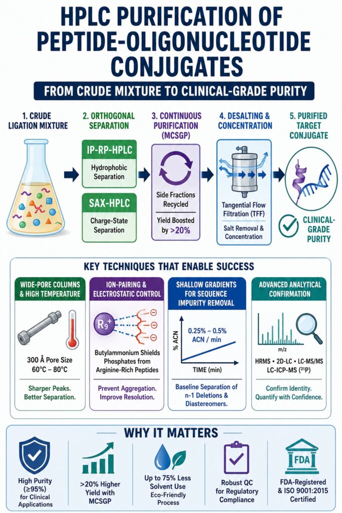 HPLC Purification Services for Peptide-Oligonucleotide Conjugates