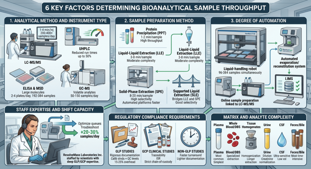 Key Factors That Determine Bioanalytical Sample Throughput Key Factors That Determine Bioanalytical Sample Throughput