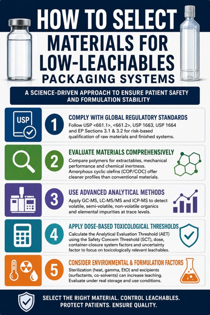 Low-Leachables Packaging Materials