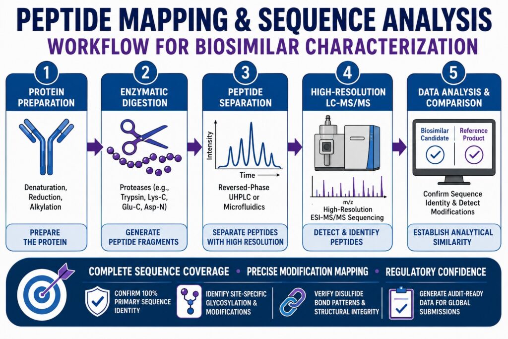 Peptide Mapping and Sequence Analysis 