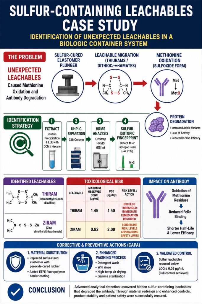Sulfur-Containing Leachables Case Study