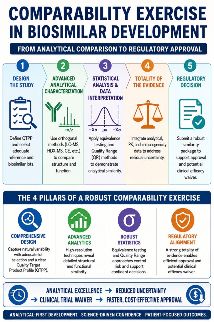 Comparability Exercise in Biosimilar Development