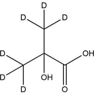 Deuterated α-Hydroxyisobutyric acid-d6 | CAS 40662-45-1