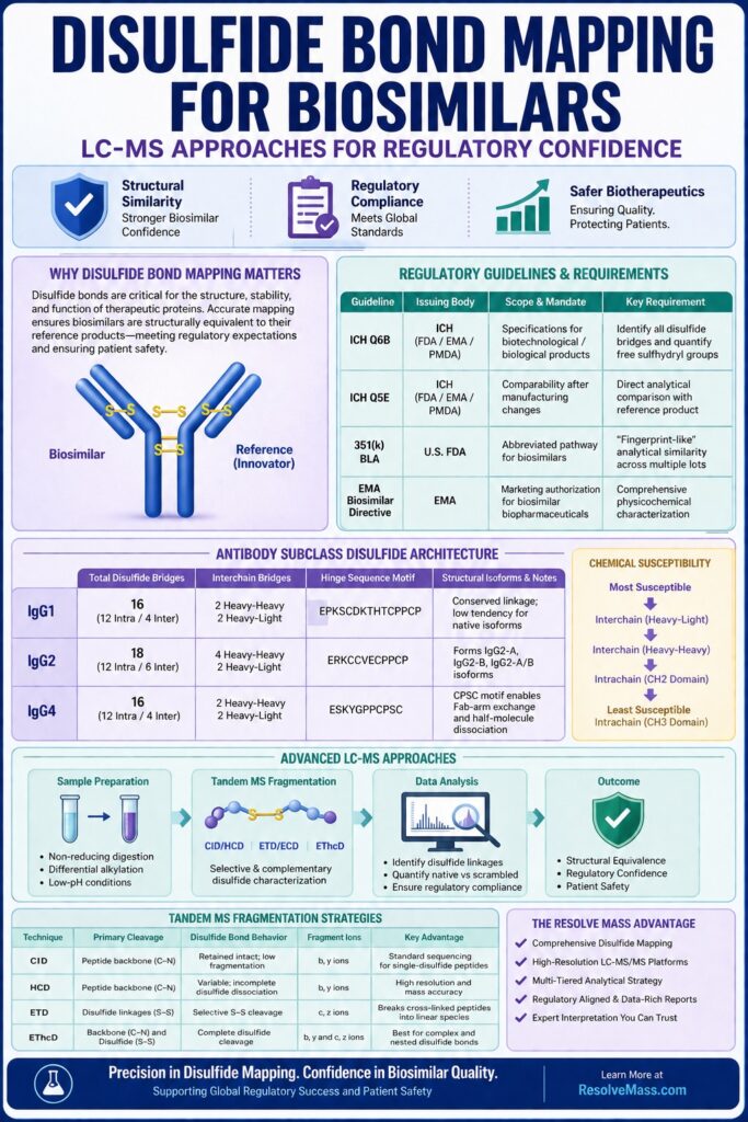 Disulfide Bond Mapping Service for Biosimilars