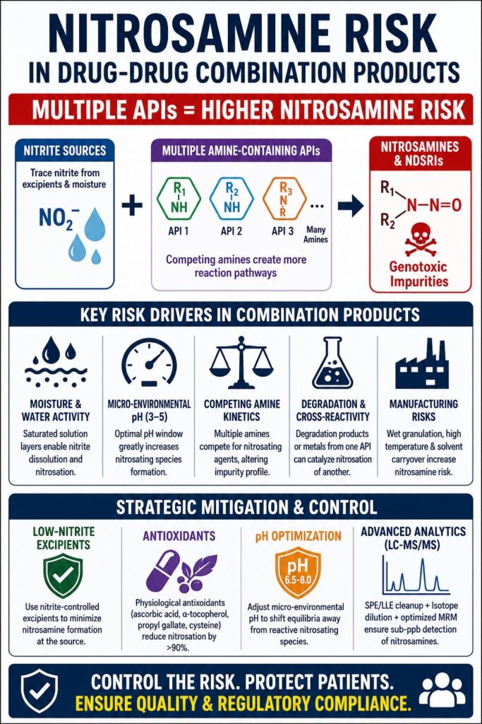 Nitrosamine Risk in Drug-Drug Combination Products