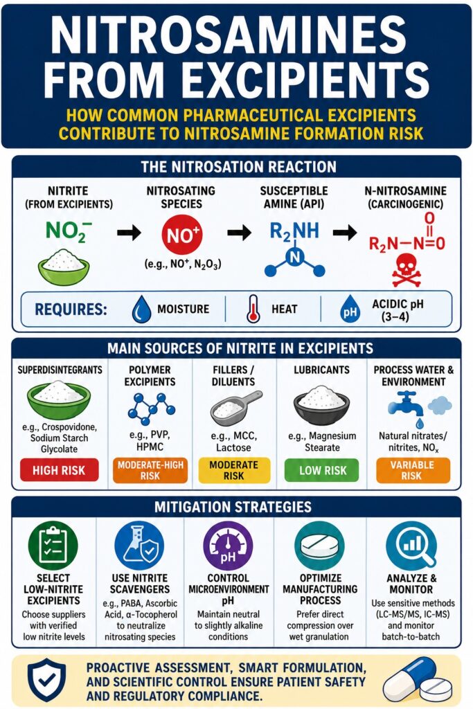 Nitrosamines from Excipients