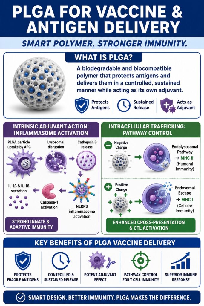 PLGA for Vaccine and Antigen Delivery
