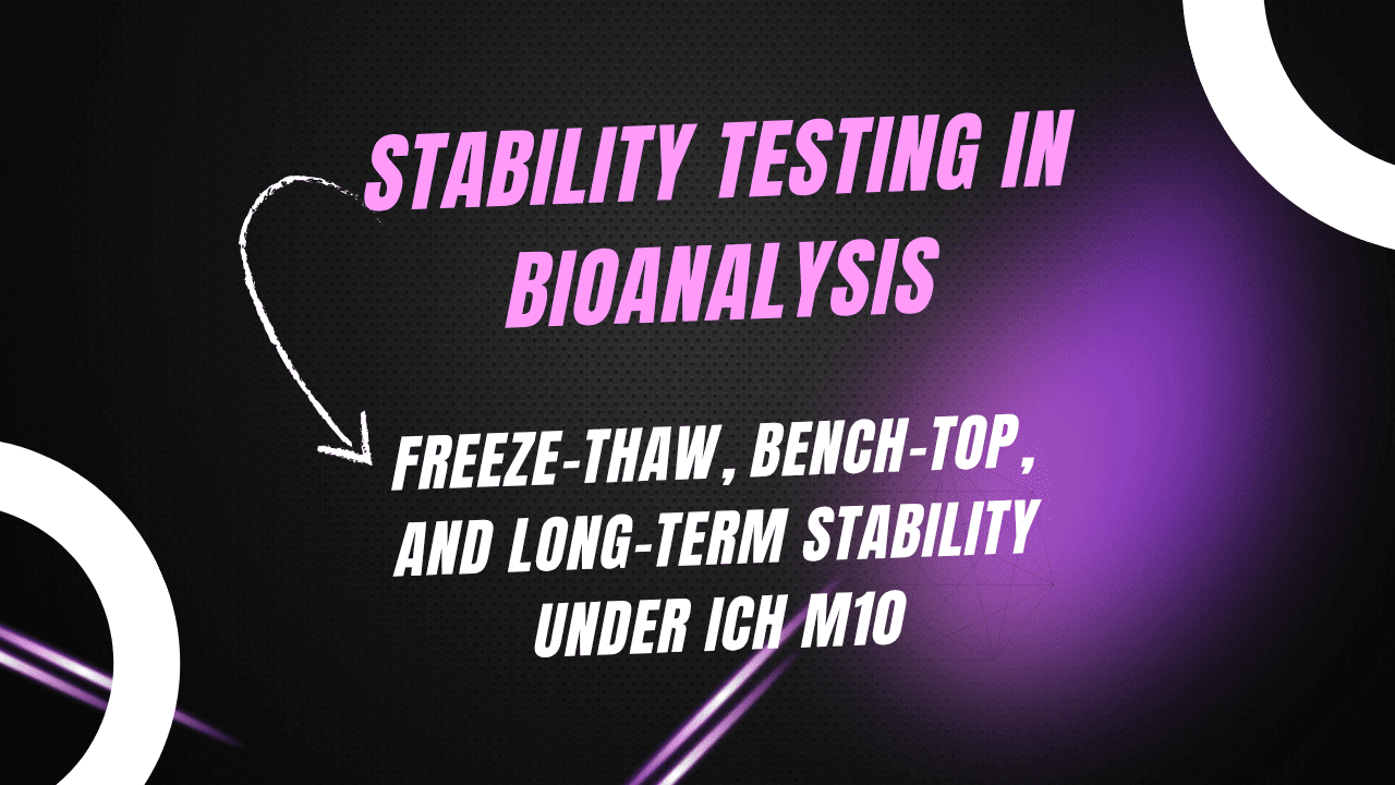 Stability Testing in Bioanalysis