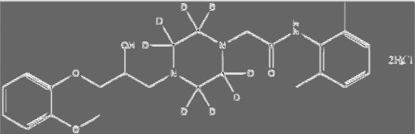 Ranolazine-d8 2HCl | CAS 142387-99-3
