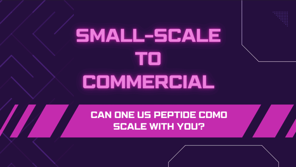 Peptide CDMO Scale-up Services