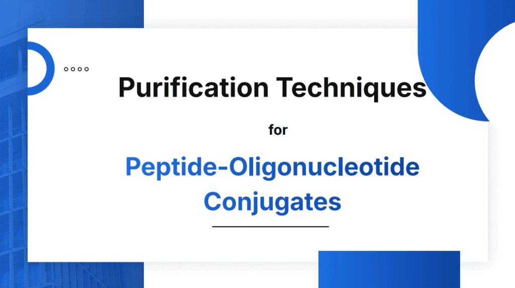 Purification Techniques for Peptide-Oligonucleotide Conjugates