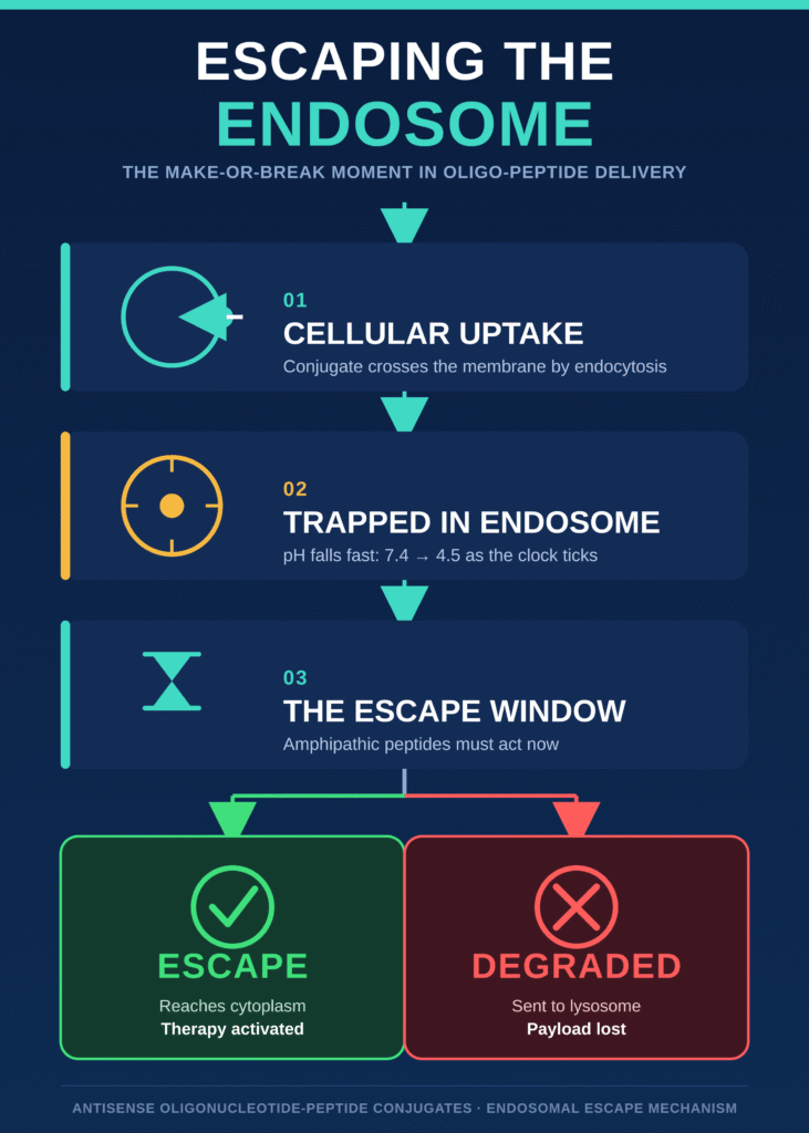 Overcoming Endosomal Entrapment and Cellular Barriers
