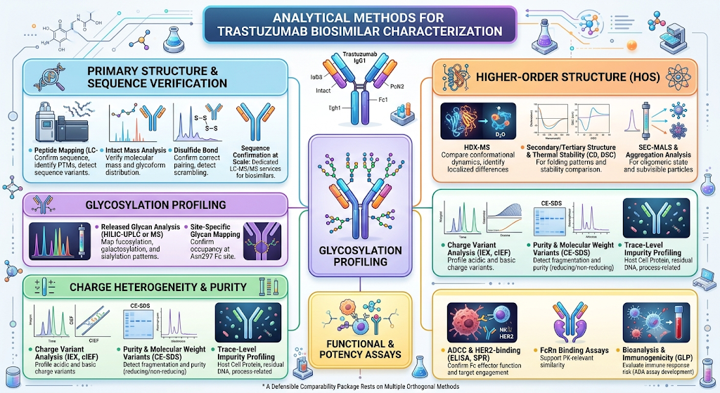 Which Analytical Methods Are Used to Characterize a Trastuzumab Biosimilar