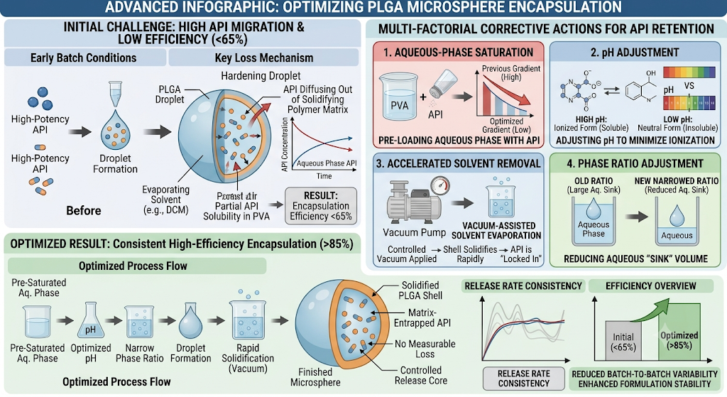 How Was Drug Loading and Encapsulation Efficiency Optimized?