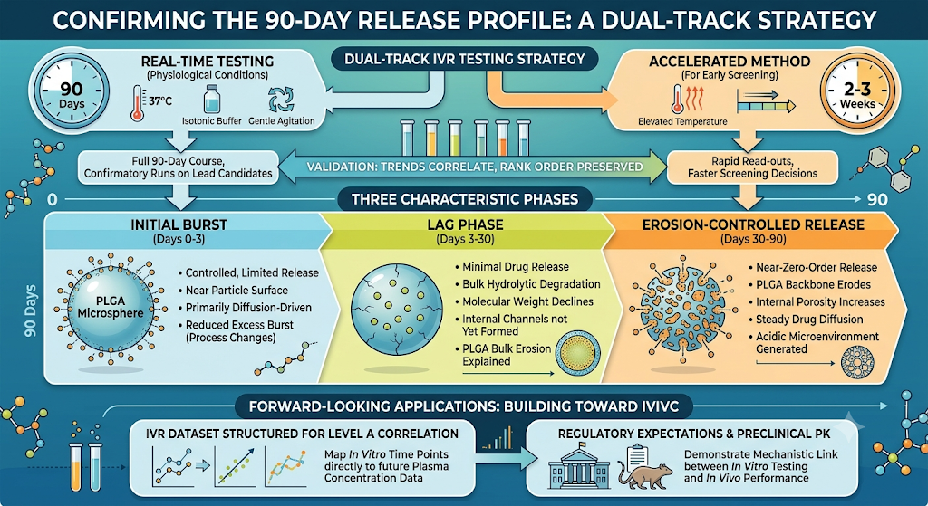 How Was the 90-Day Release Profile Confirmed?