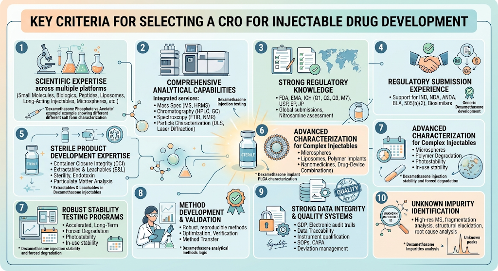 What Should You Look for in a CRO for Injectable Drug Development?
