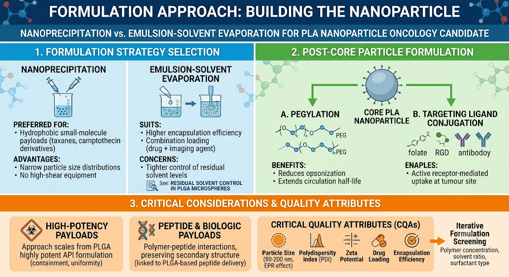 Formulation Approach: Building the Nanoparticle
