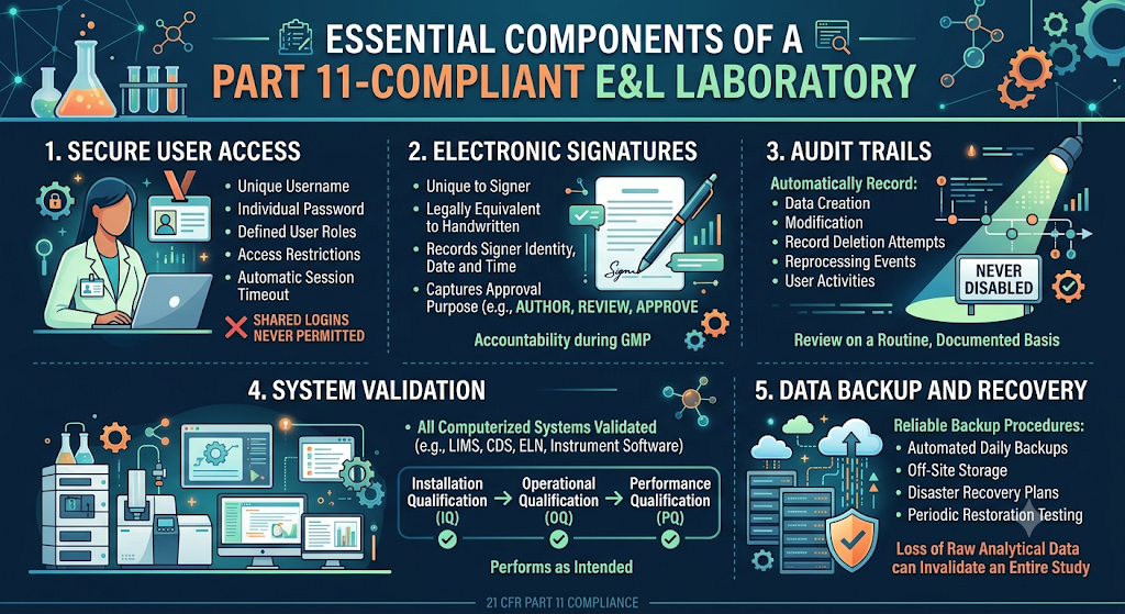 Essential Components of a Part 11-Compliant E&L Laboratory