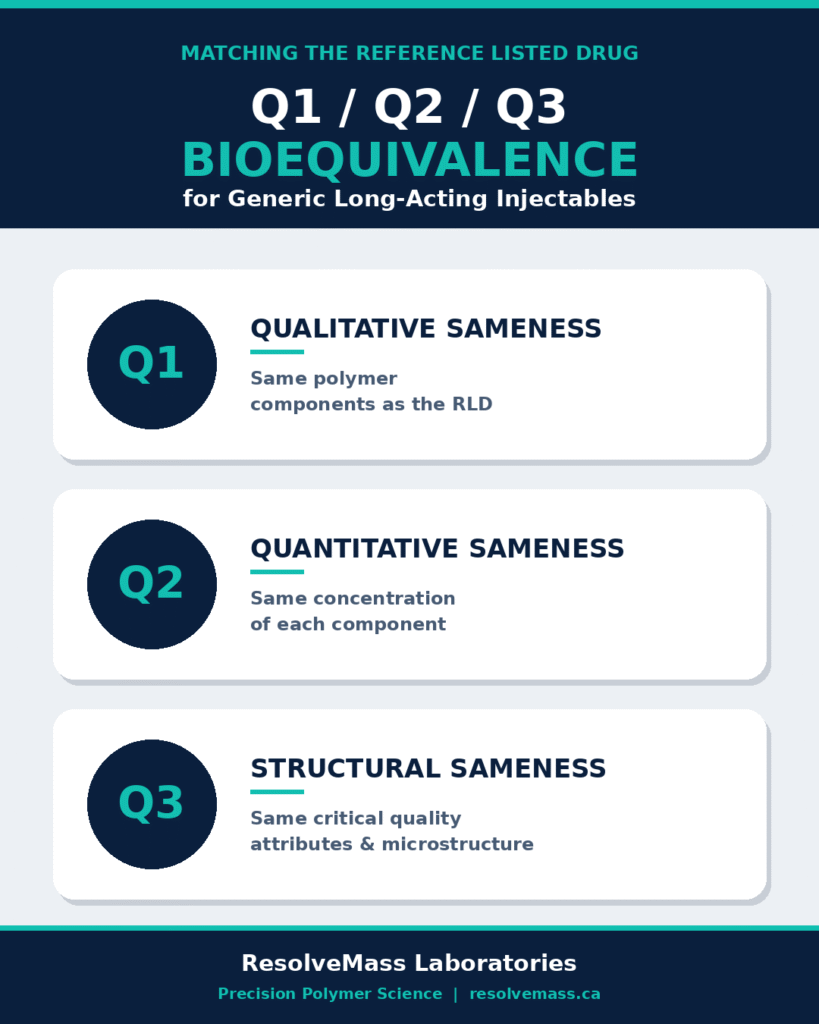 Achieving Regulatory Bioequivalence (Q1/Q2/Q3)