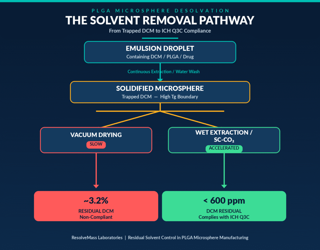 Residual Solvent Control in PLGA