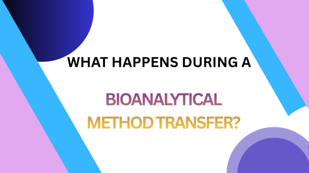 Bioanalytical Method Transfer Services