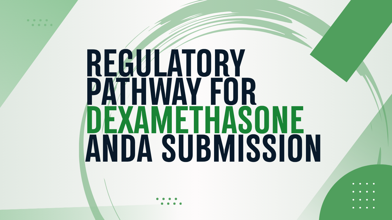 Regulatory Pathway for Dexamethasone ANDA Submission