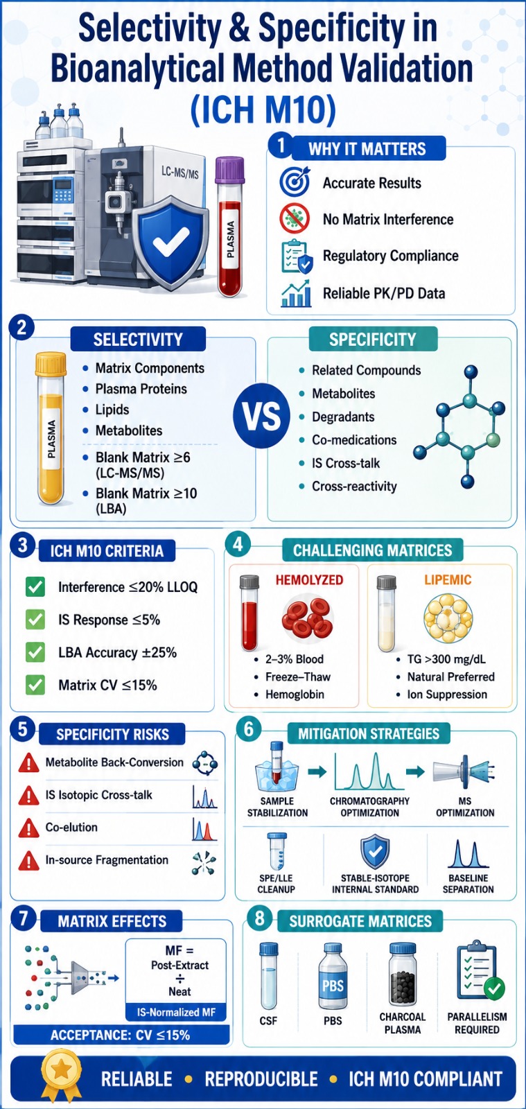 Selectivity and Specificity in Bioanalytical Method Validation