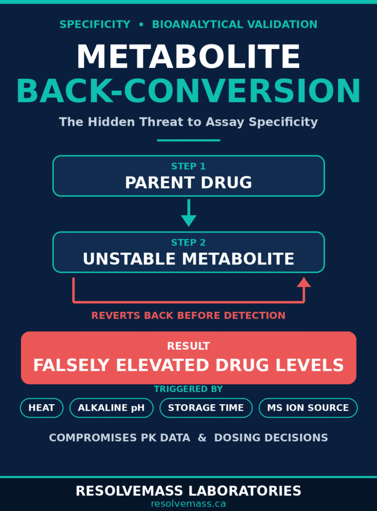 Metabolite Back-Conversion