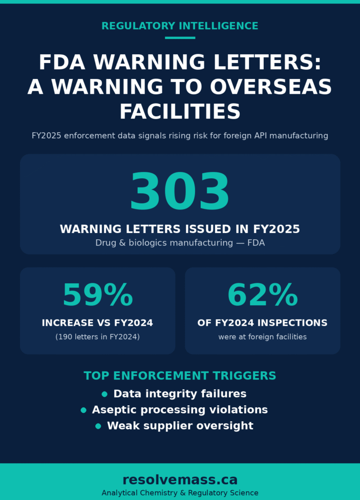 Regulatory Scrutiny and FDA Warning Letters