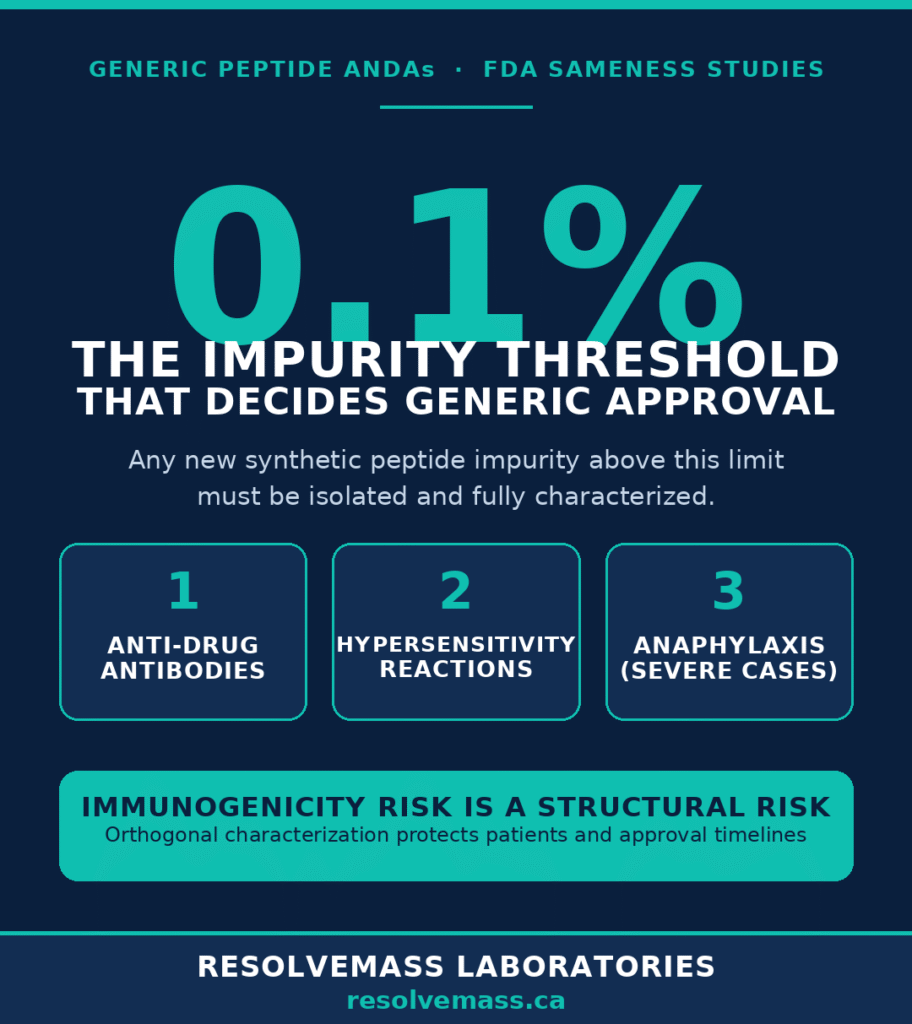 0.1% Impurity Threshold and Immunogenicity Risk