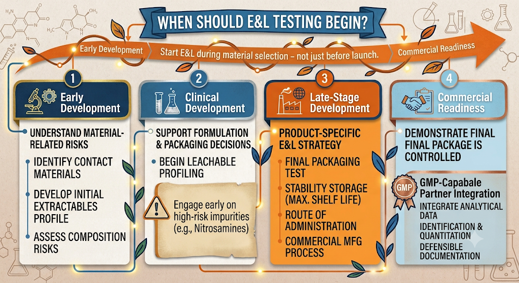 When Should Extractable & Leachable Testing Begin?