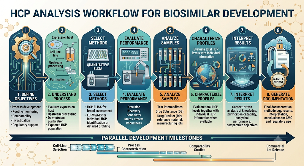 HCP Analysis Workflow for Biosimilar Development