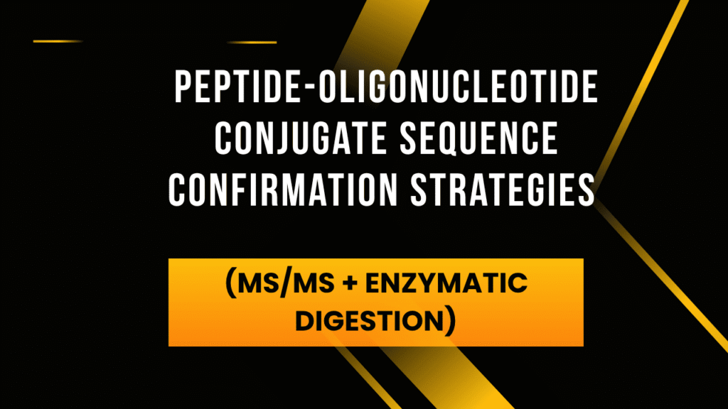 Peptide-Oligonucleotide Conjugate Sequence Confirmation Strategies