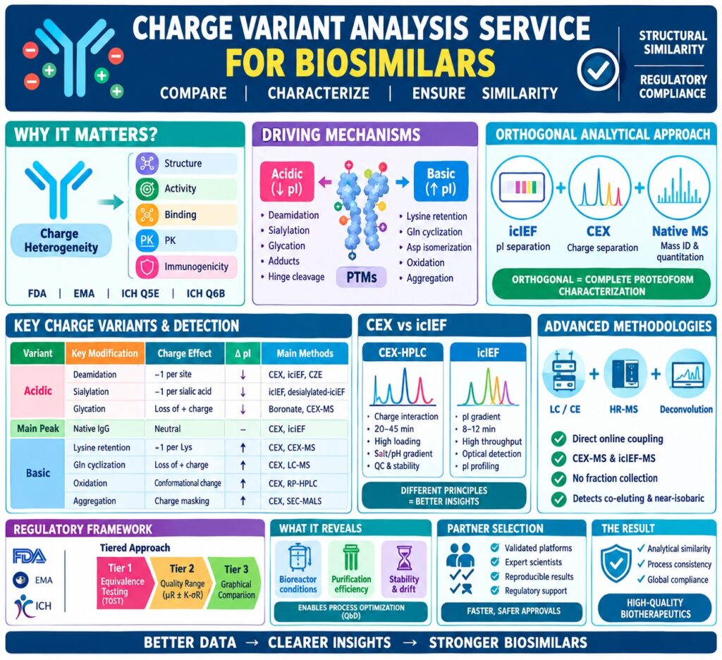 Charge Variant Analysis Service for Biosimilars