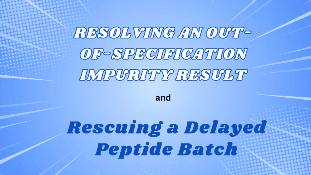 Resolving an Out-of-Specification Impurity Result