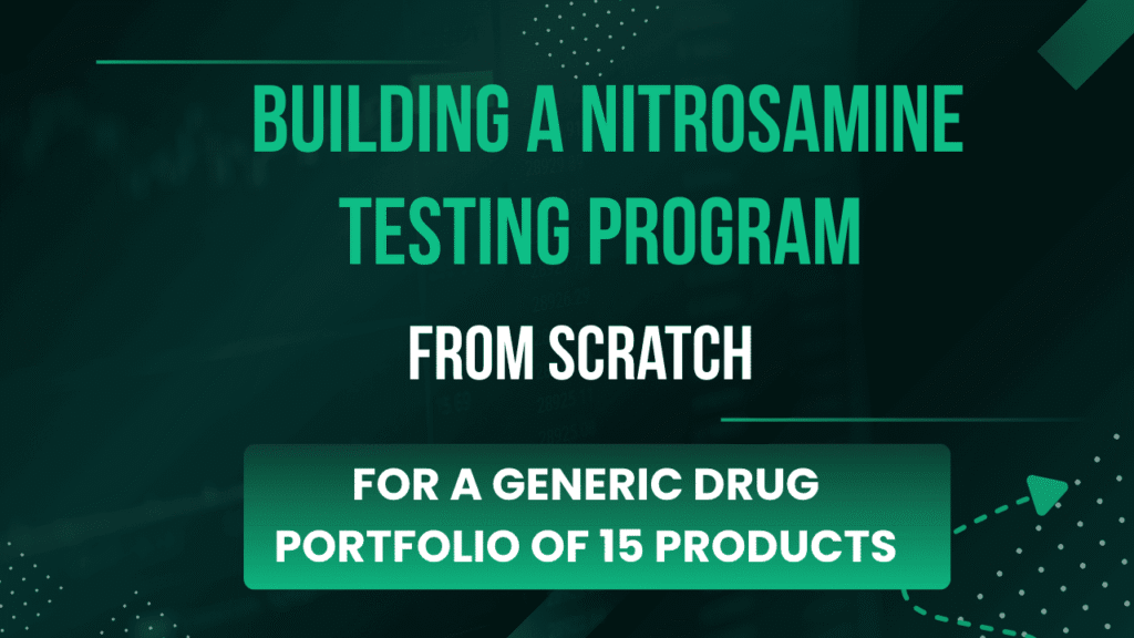 Building a Nitrosamine Testing Program from Scratch