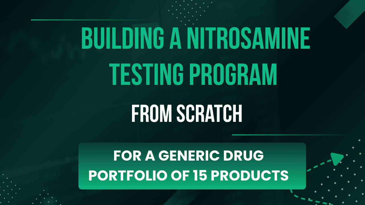 Building a Nitrosamine Testing Program from Scratch