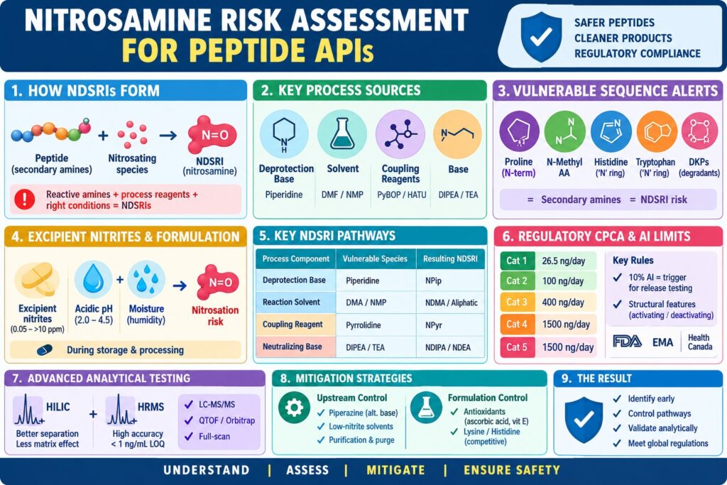 Nitrosamine Risk Assessment for Peptide APIs