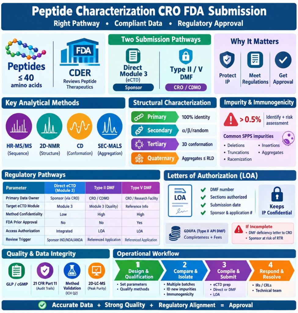 Peptide Characterization CRO FDA Submission