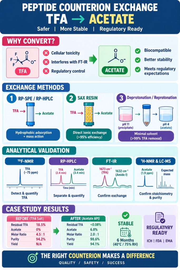 Peptide Counterion Exchange Case Study